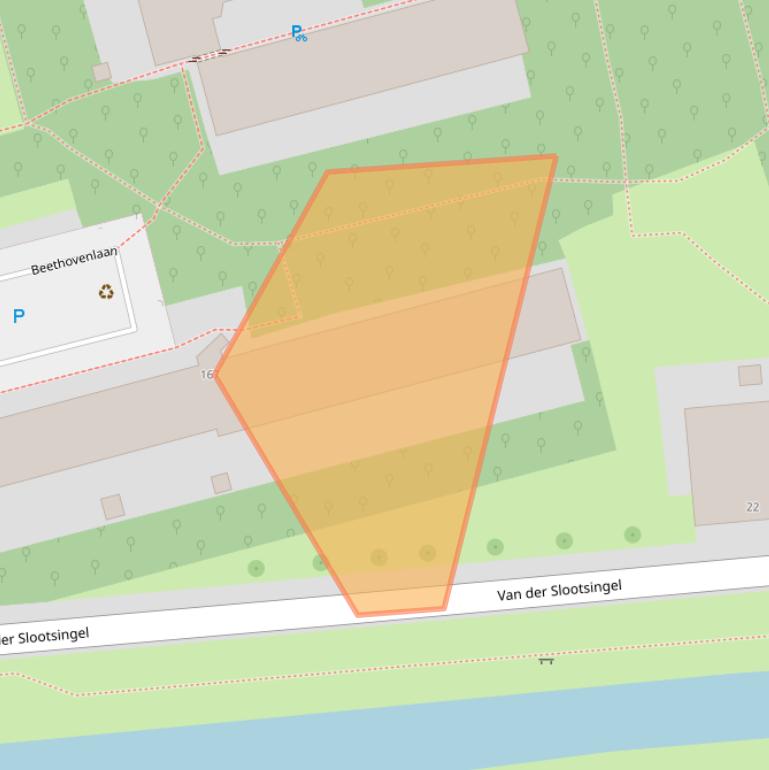 Kaart van postcodegebied 2625RL.