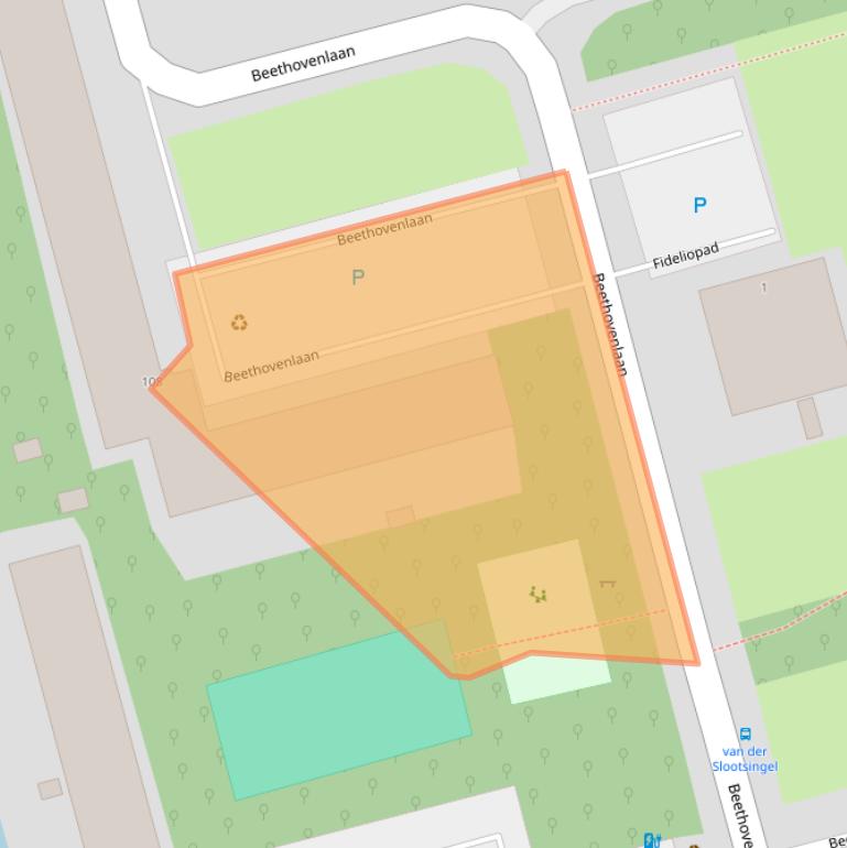 Kaart van postcodegebied 2625RP.