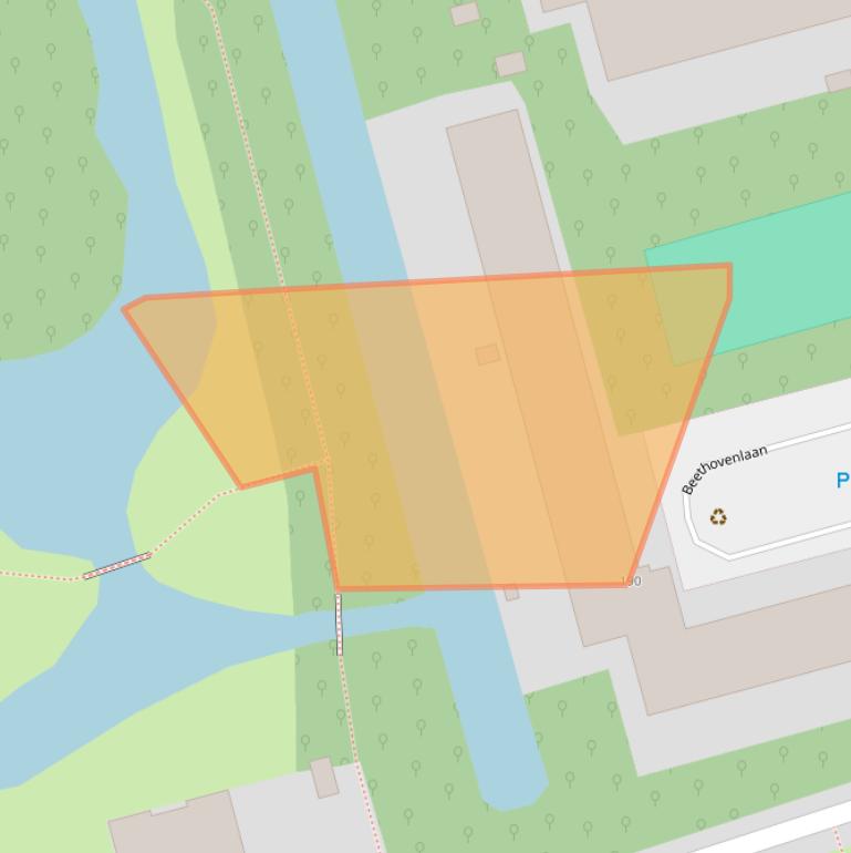 Kaart van postcodegebied 2625RV.