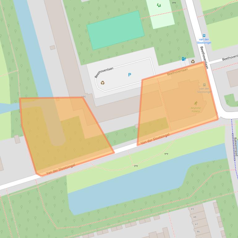 Kaart van postcodegebied 2625RW.