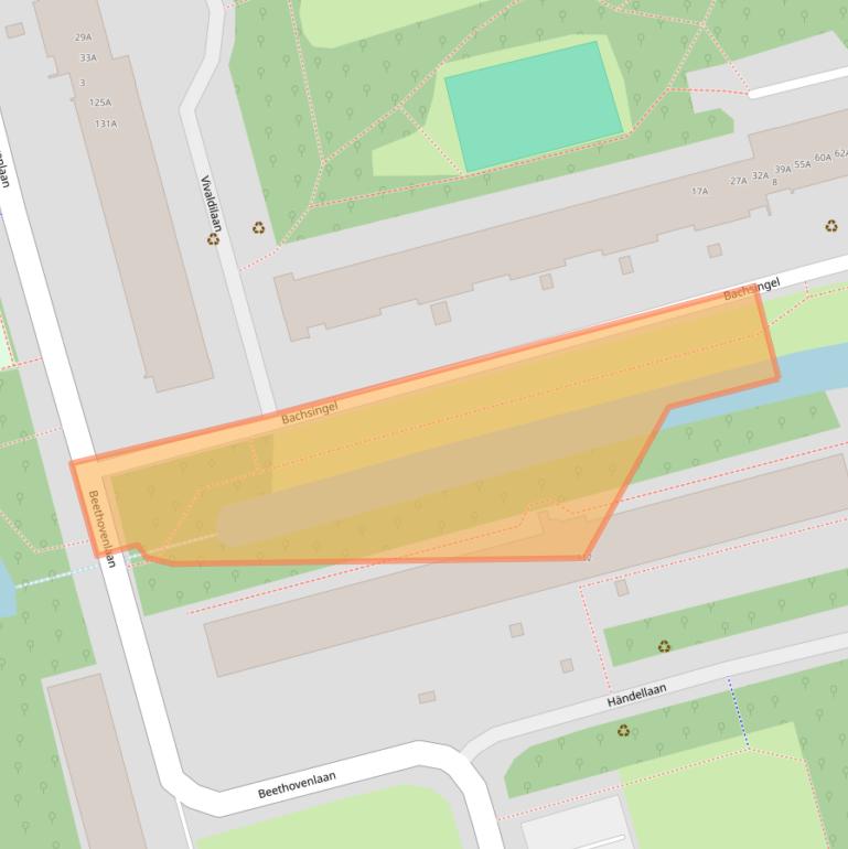 Kaart van postcodegebied 2625SR.