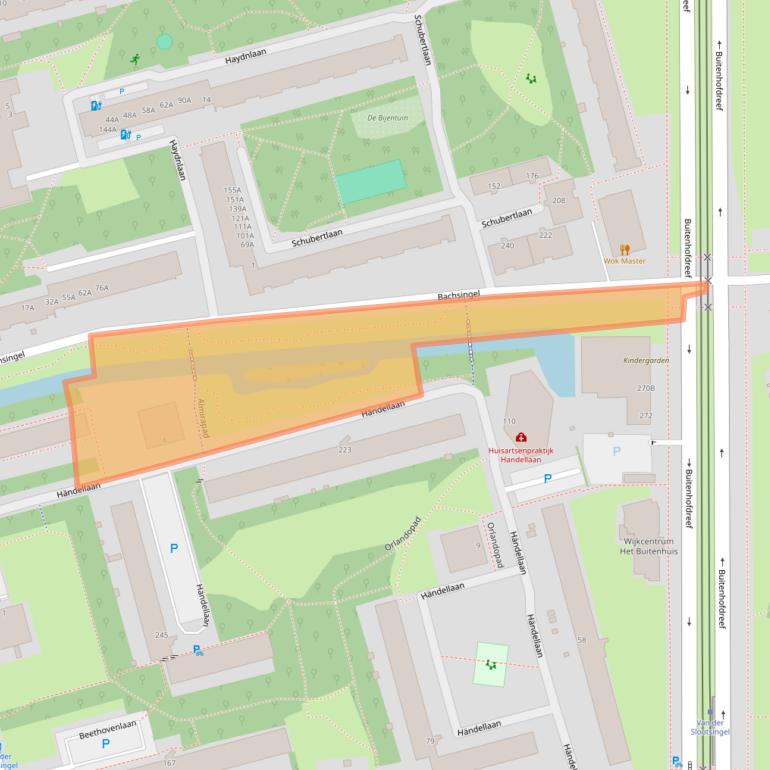 Kaart van postcodegebied 2625SW.