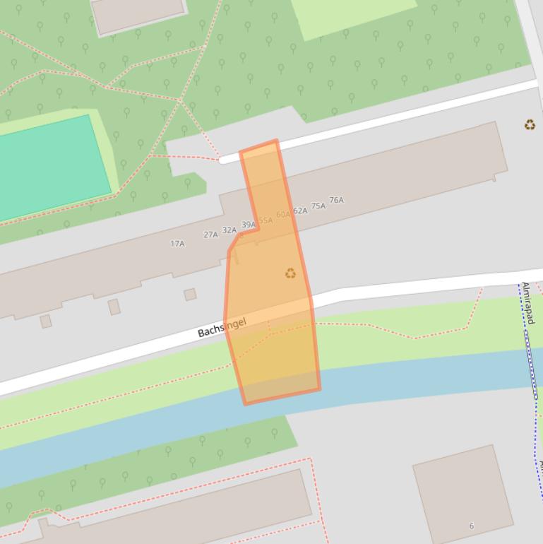 Kaart van postcodegebied 2625TB.