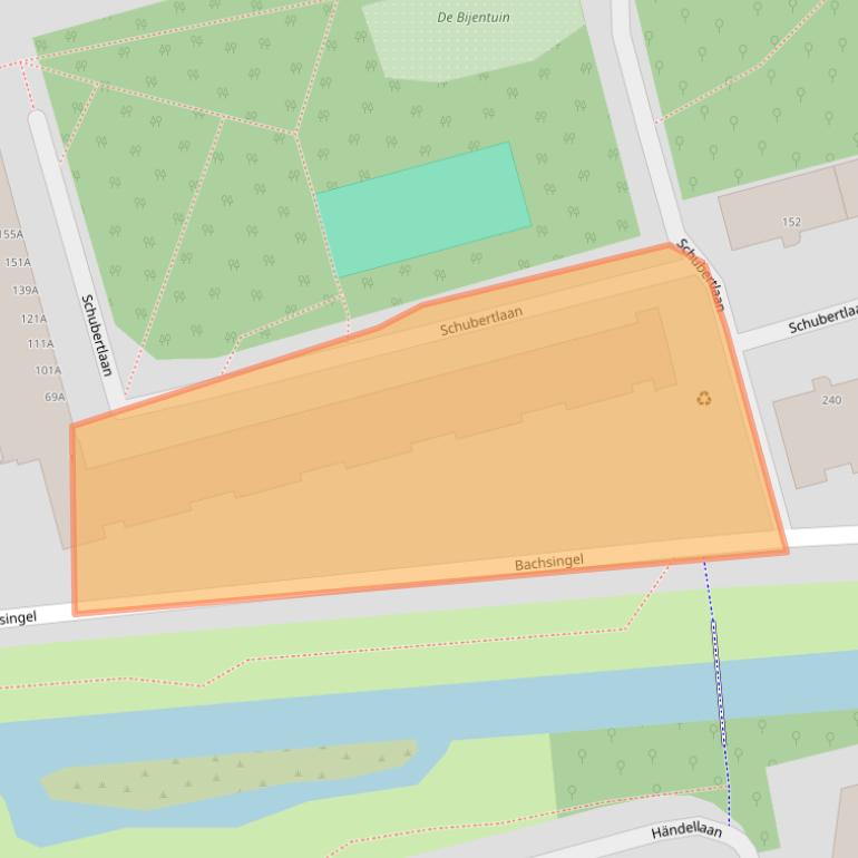 Kaart van postcodegebied 2625VA.