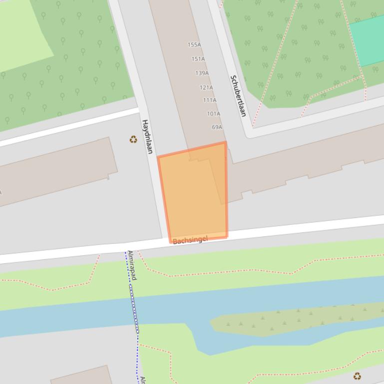 Kaart van postcodegebied 2625VB.