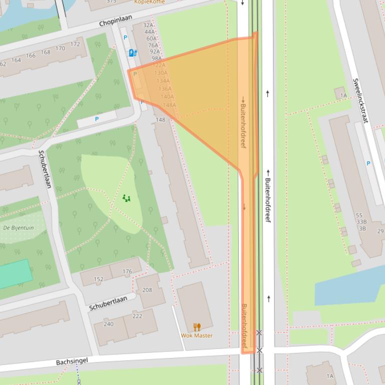 Kaart van postcodegebied 2625VH.