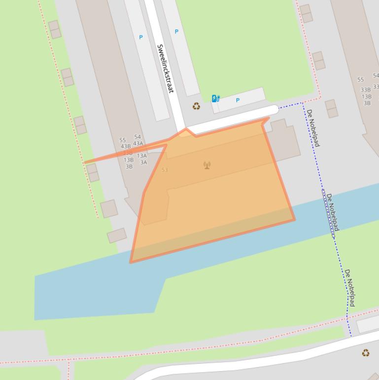 Kaart van postcodegebied 2625VK.