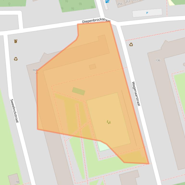 Kaart van postcodegebied 2625VV.