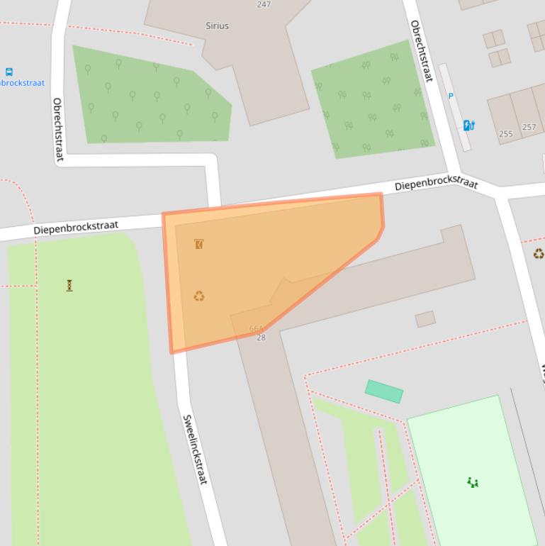 Kaart van postcodegebied 2625VW.