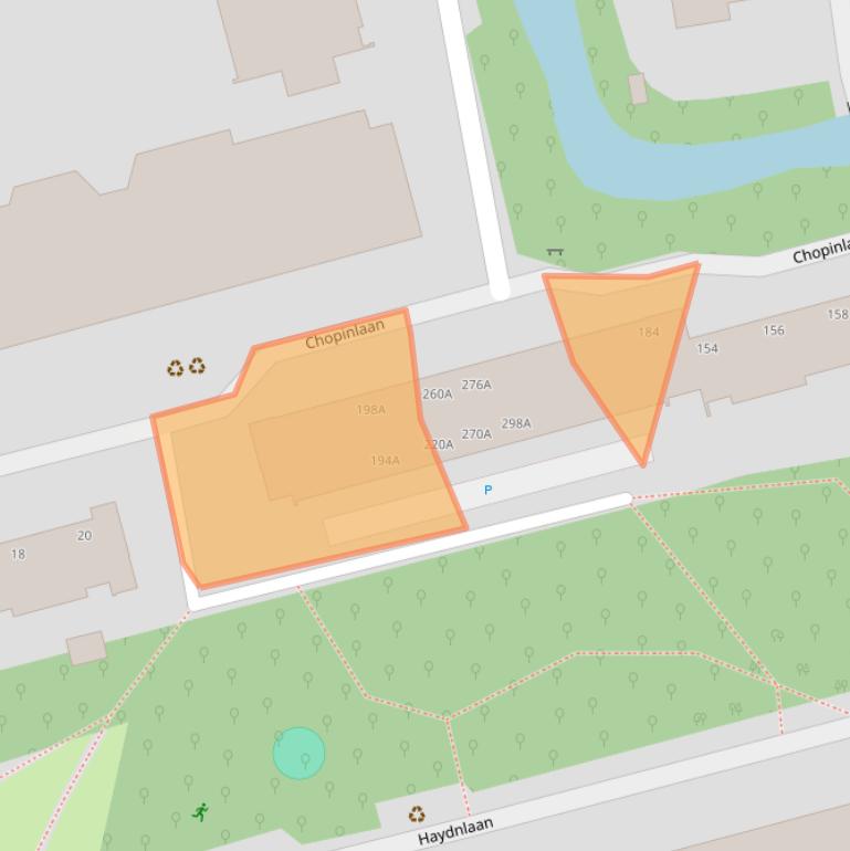 Kaart van postcodegebied 2625WH.