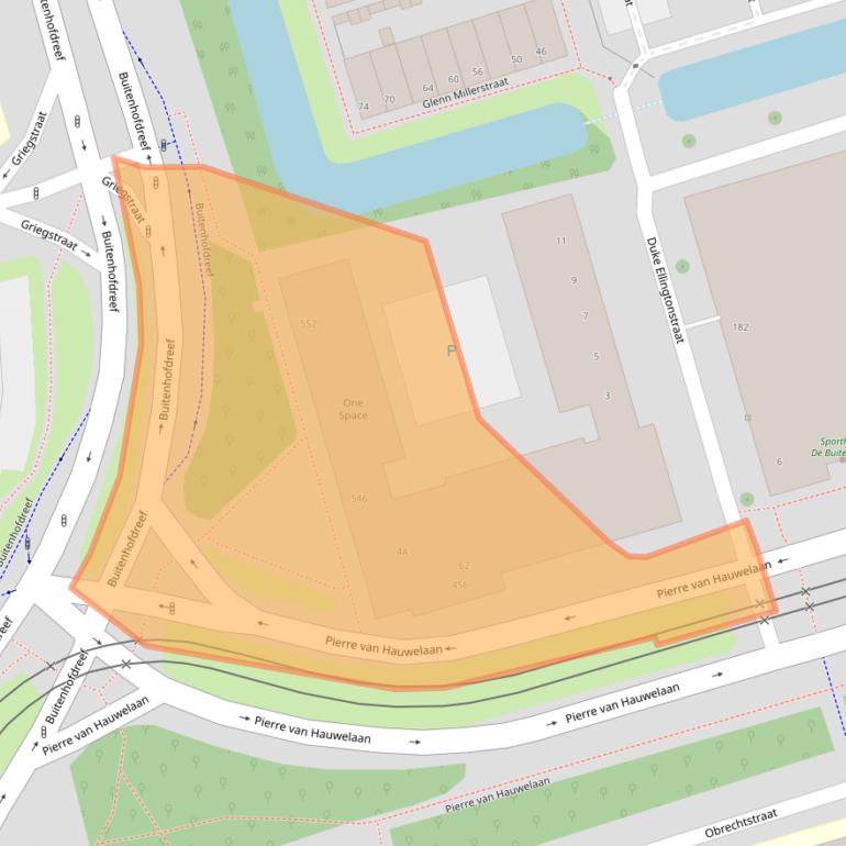 Kaart van postcodegebied 2625WL.