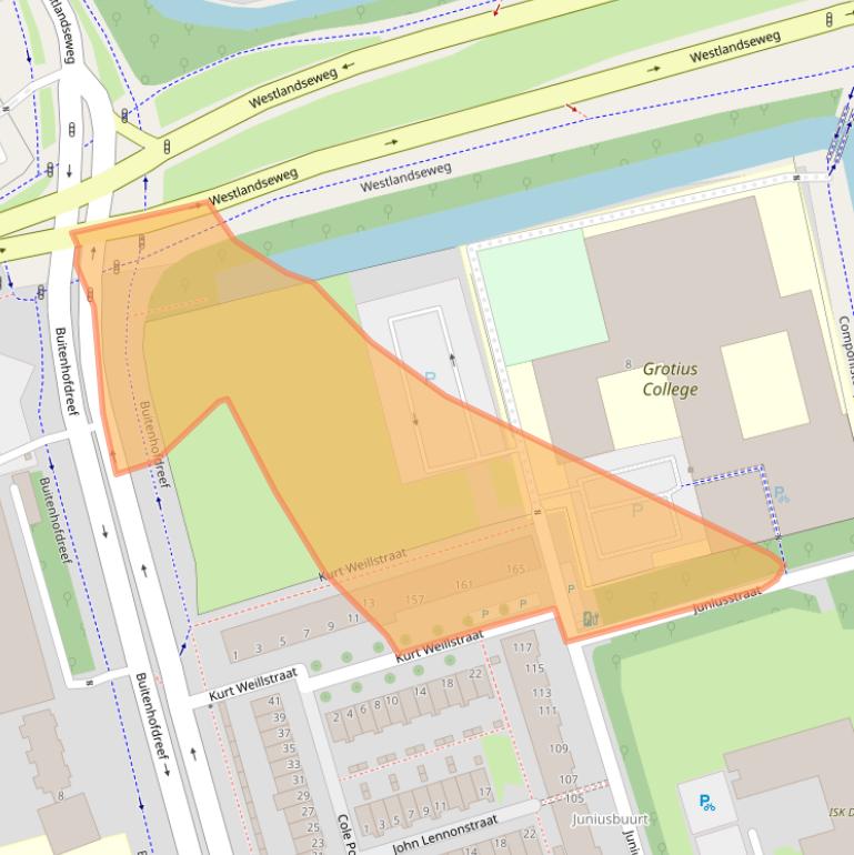 Kaart van postcodegebied 2625WV.