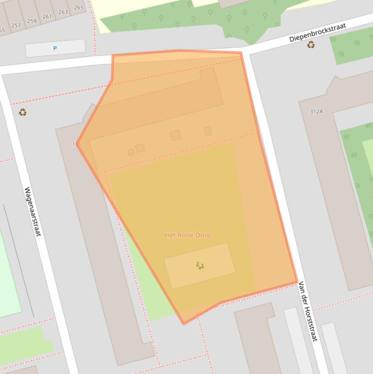 Kaart van postcodegebied 2625XA.