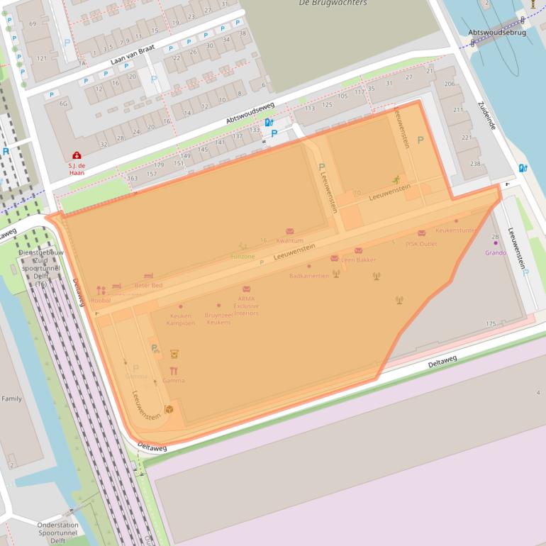 Kaart van postcodegebied 2627AM.