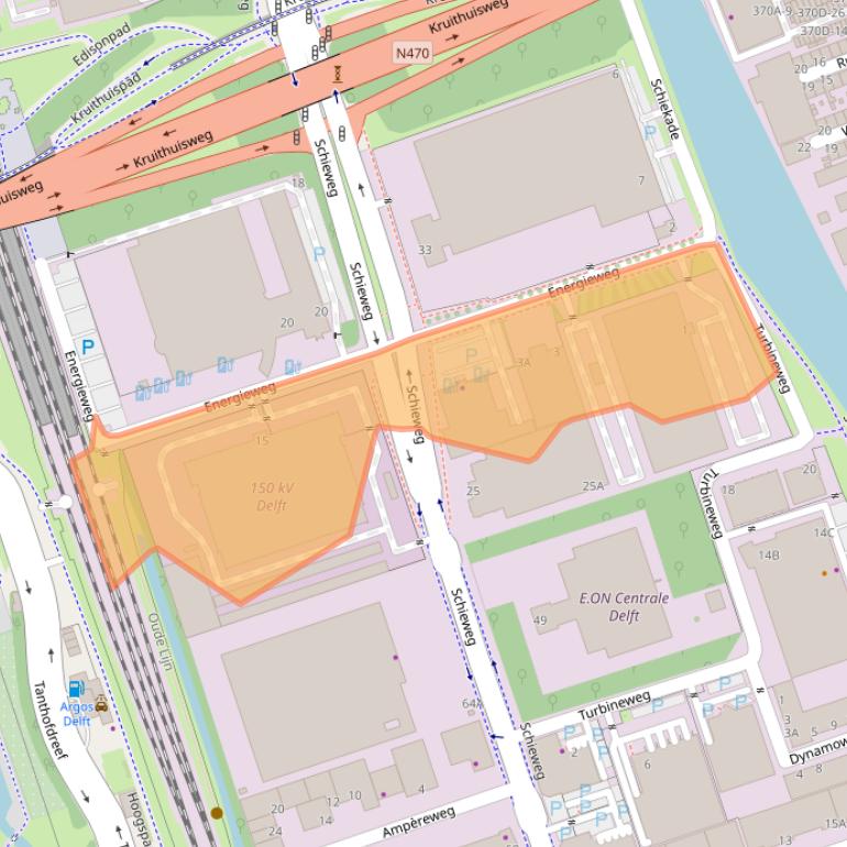 Kaart van postcodegebied 2627AP.