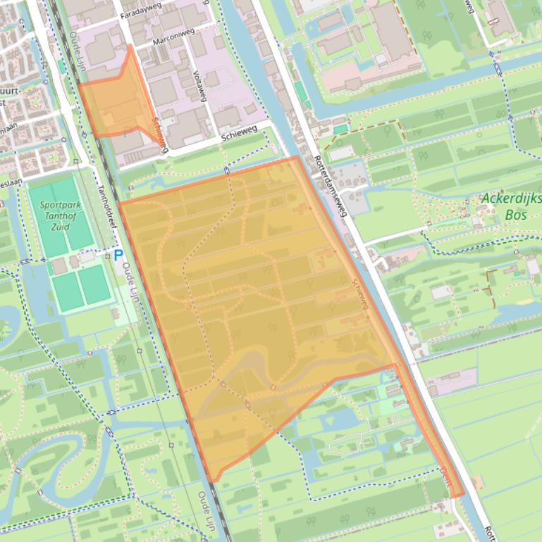 Kaart van postcodegebied 2627AR.