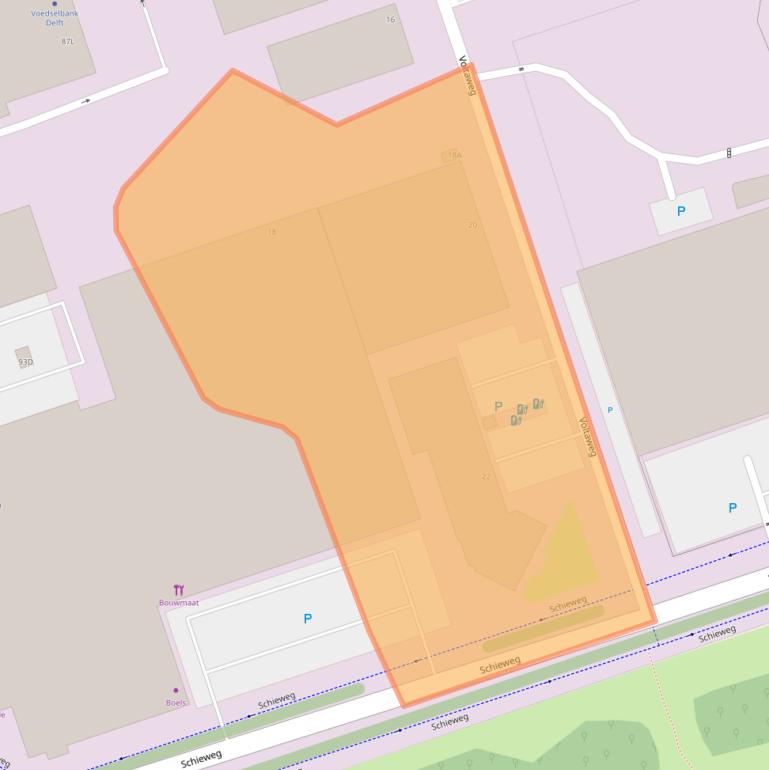 Kaart van postcodegebied 2627BC.