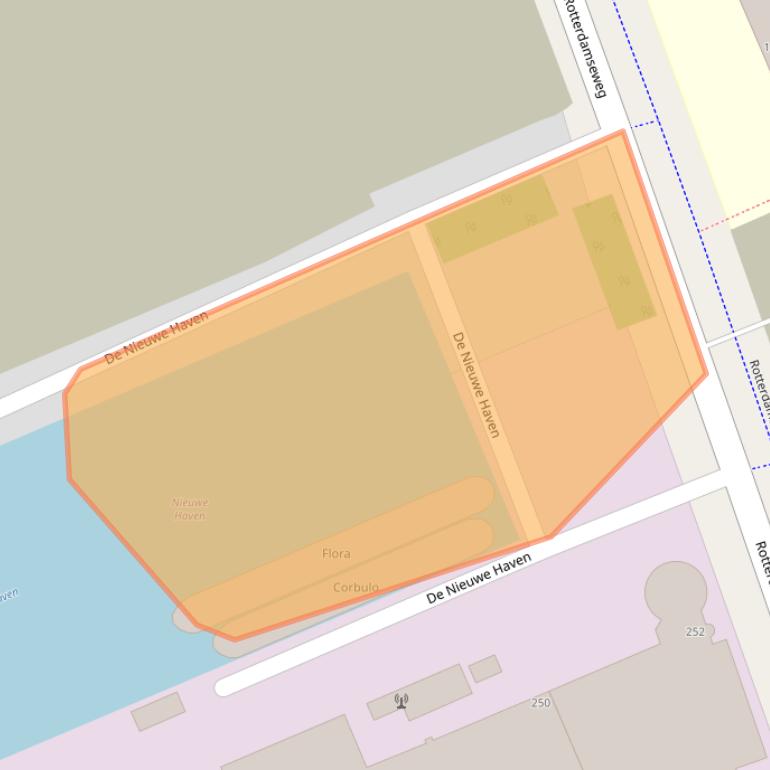 Kaart van postcodegebied 2628AE.