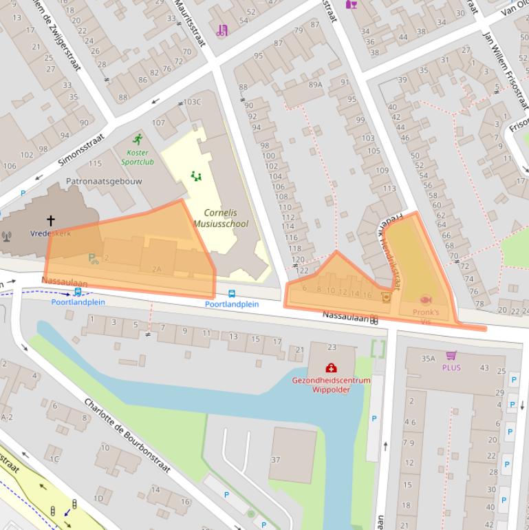 Kaart van postcodegebied 2628GH.