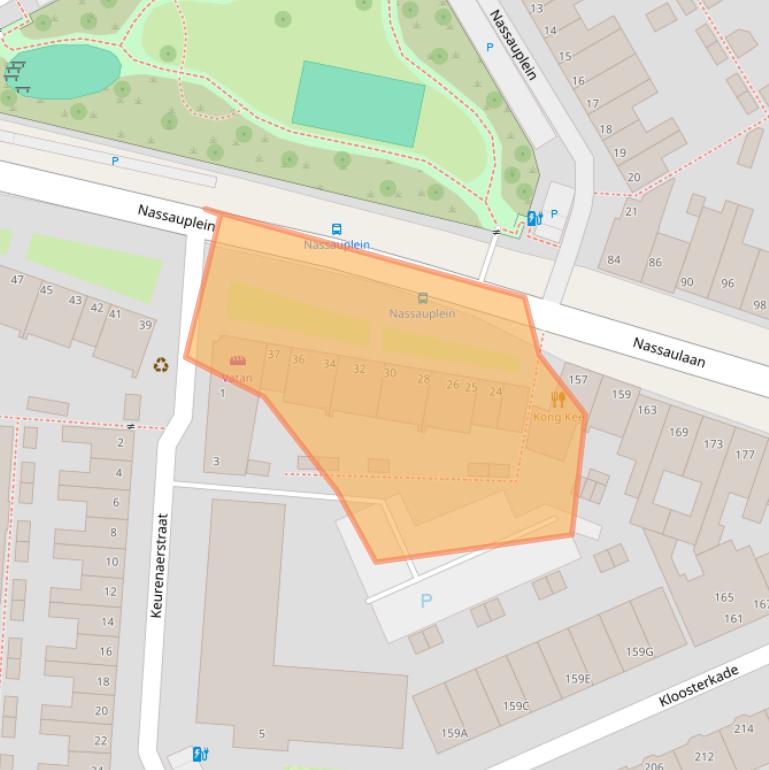 Kaart van postcodegebied 2628GT.