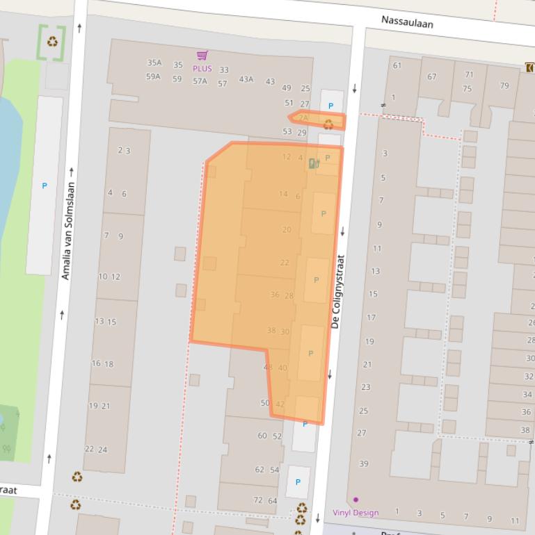 Kaart van postcodegebied 2628HD.
