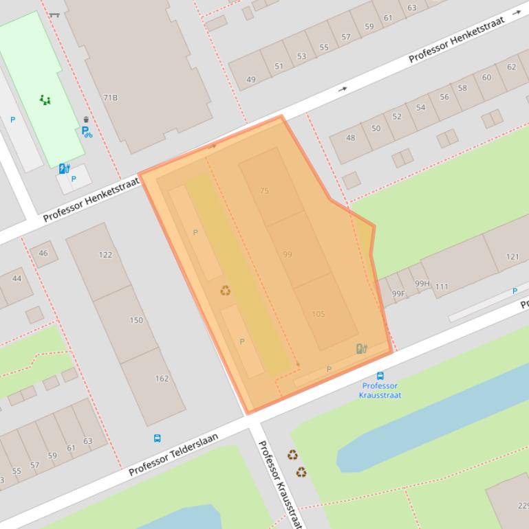 Kaart van postcodegebied 2628JS.