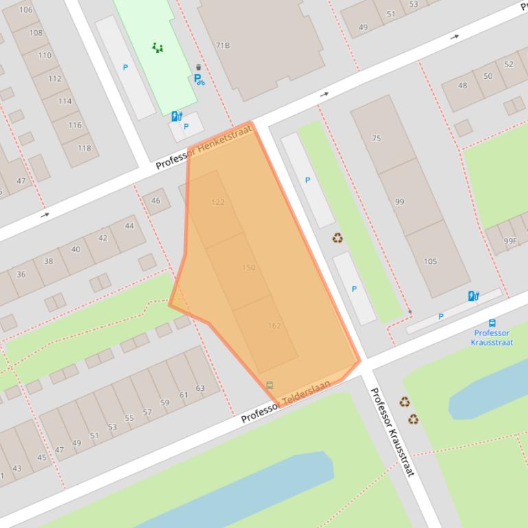 Kaart van postcodegebied 2628JV.