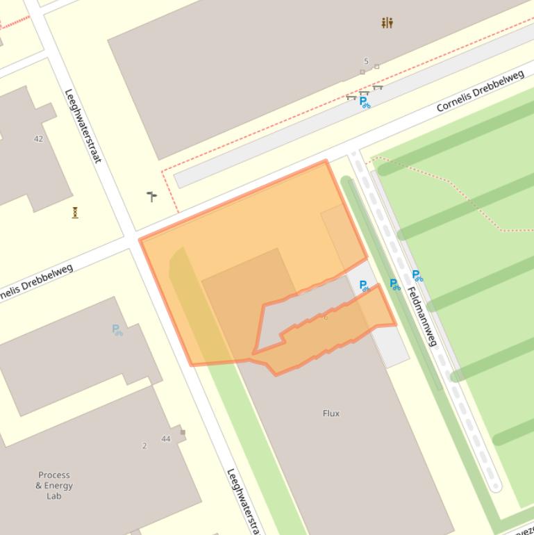 Kaart van postcodegebied 2628KV.