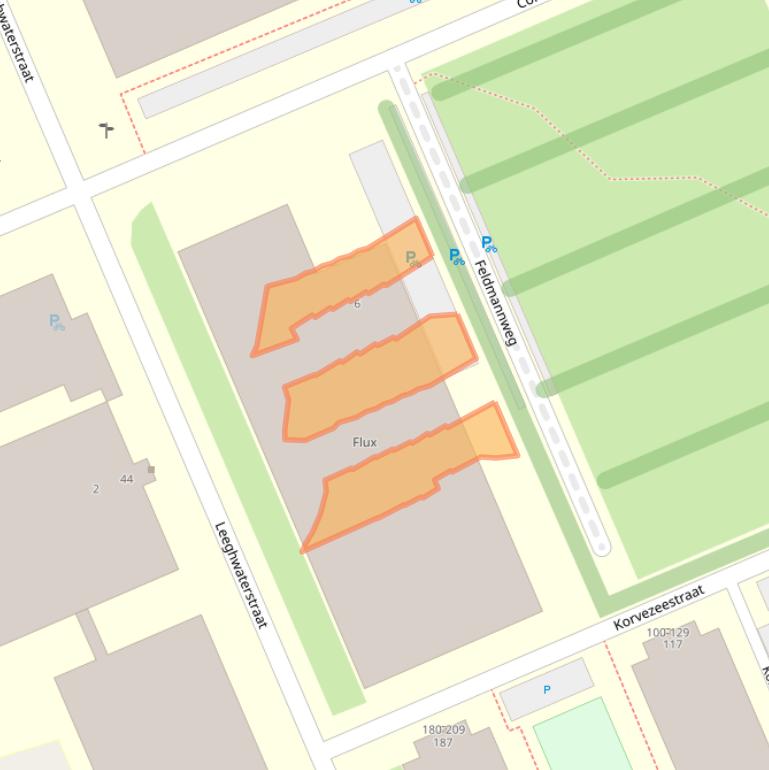 Kaart van postcodegebied 2628KW.