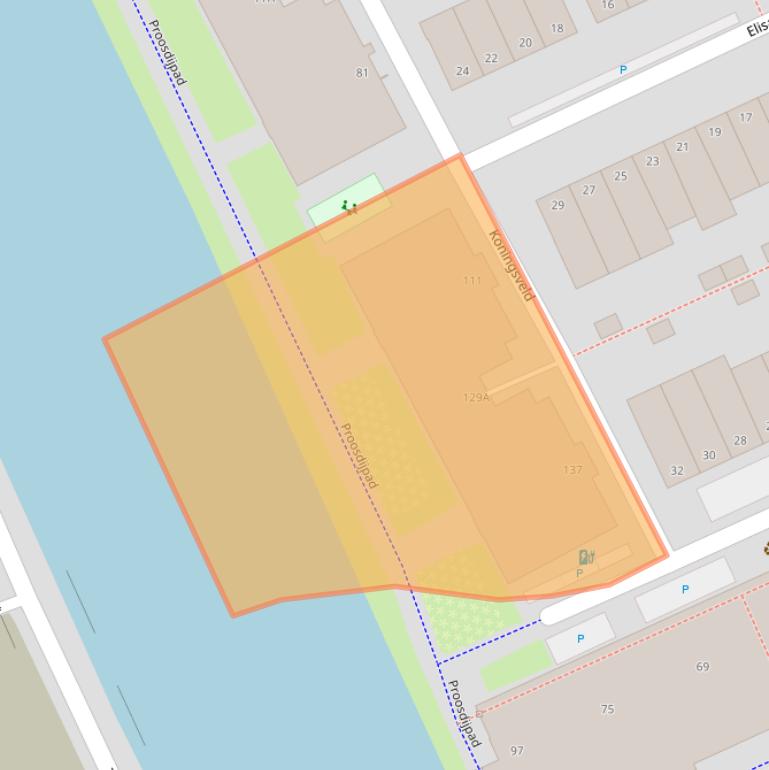 Kaart van postcodegebied 2628LT.