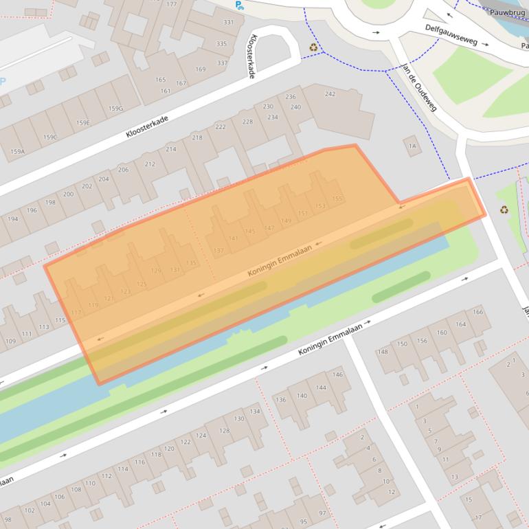 Kaart van postcodegebied 2628VP.