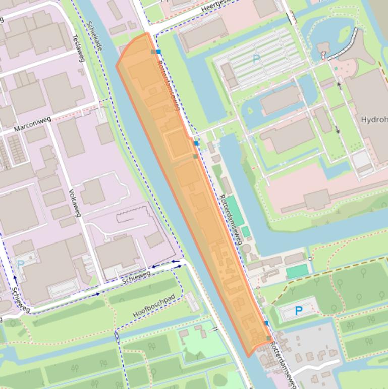 Kaart van postcodegebied 2629HH.