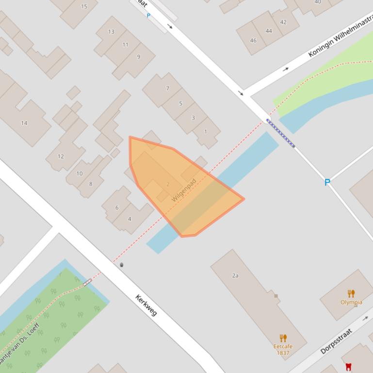 Kaart van postcodegebied 2631BN.