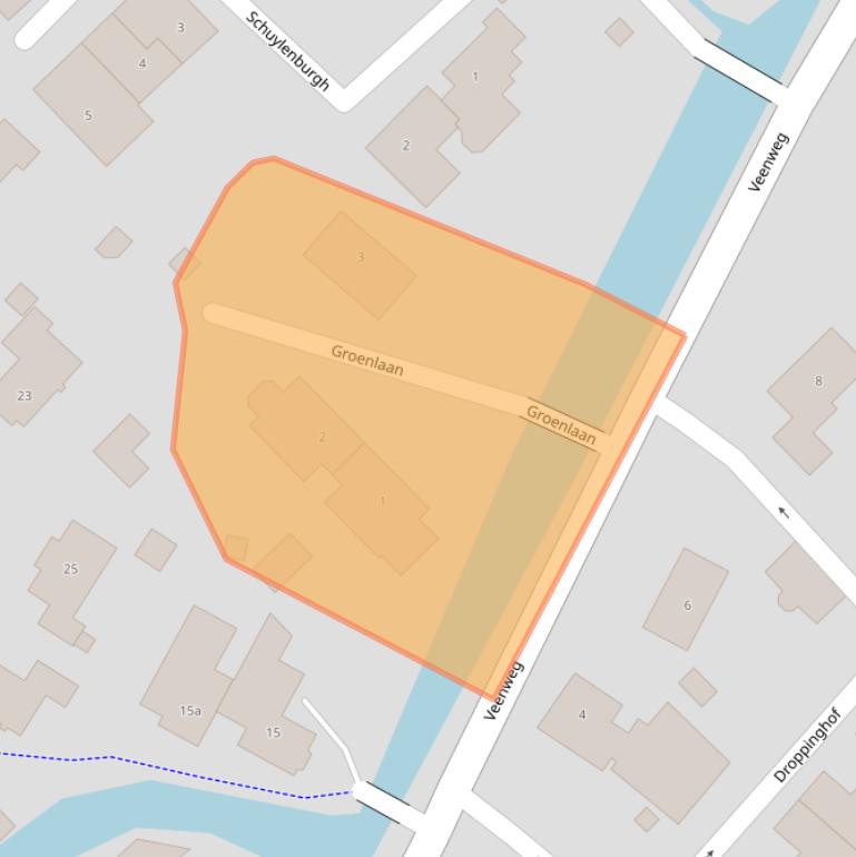 Kaart van postcodegebied 2631CZ.