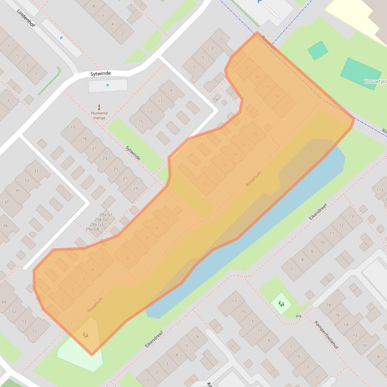 Kaart van postcodegebied 2631GN.
