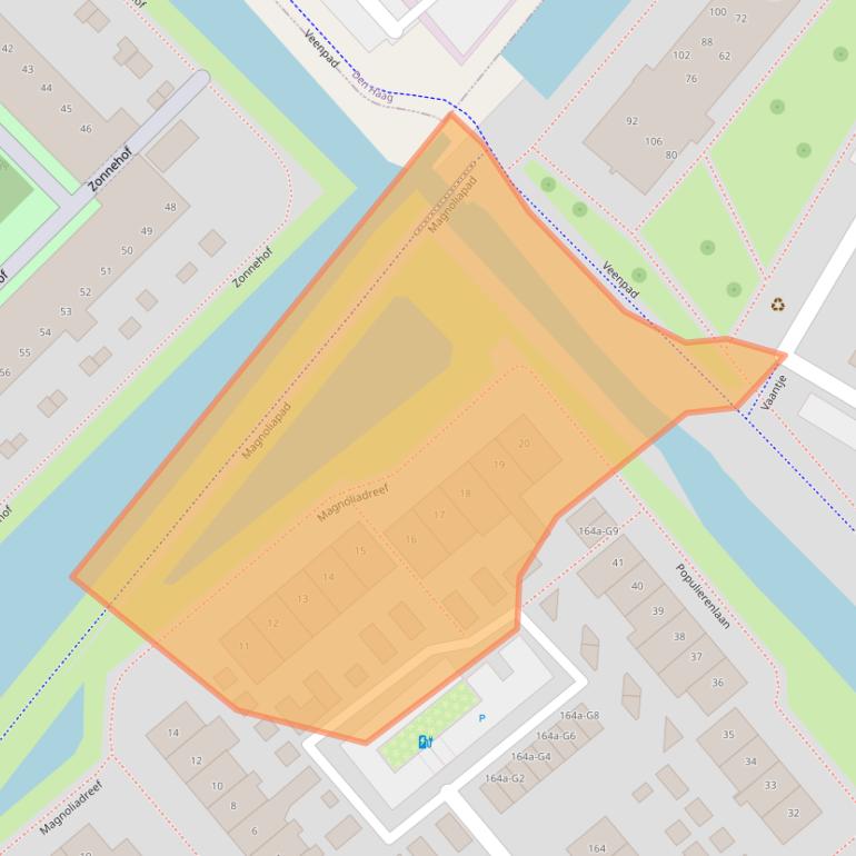 Kaart van postcodegebied 2631HL.