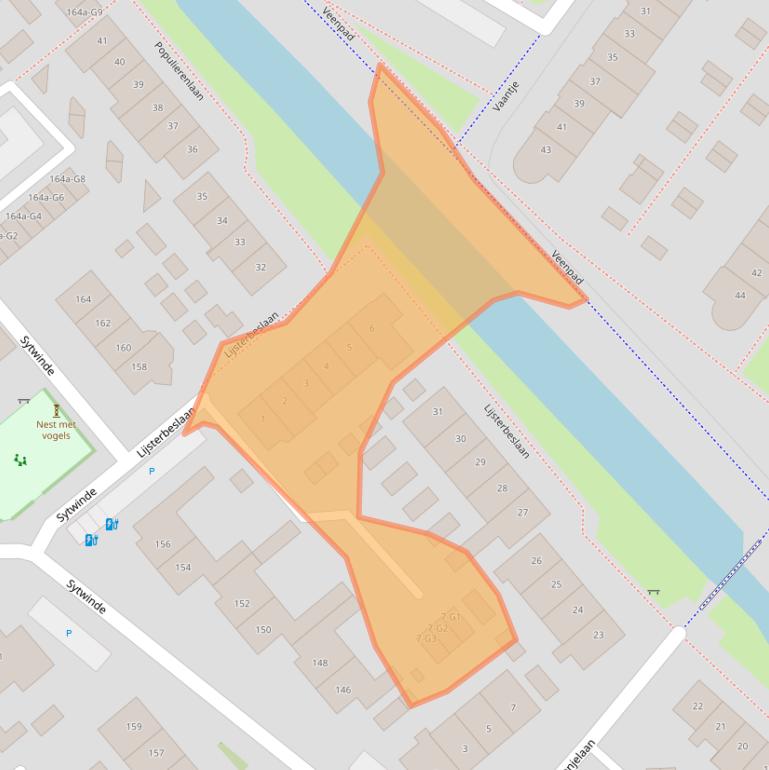 Kaart van postcodegebied 2631HM.