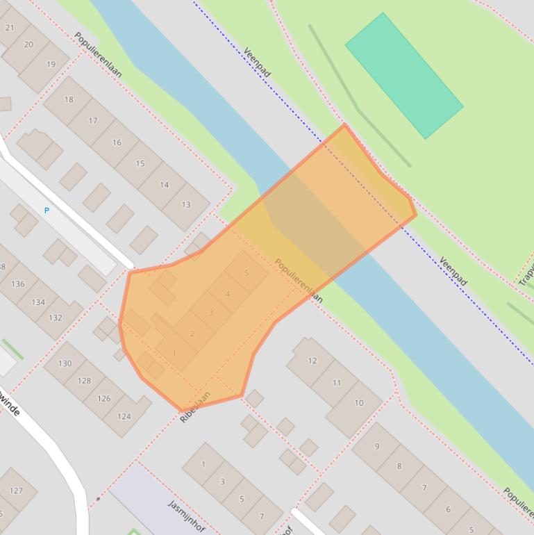 Kaart van postcodegebied 2631HV.