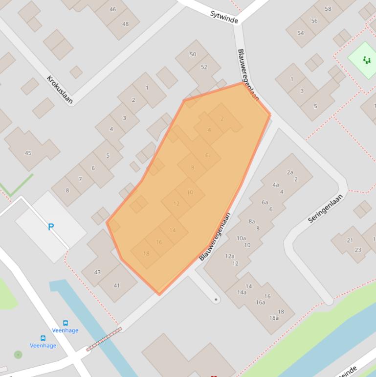 Kaart van postcodegebied 2631JL.