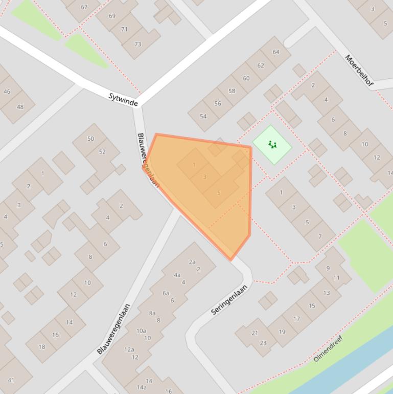 Kaart van postcodegebied 2631JM.