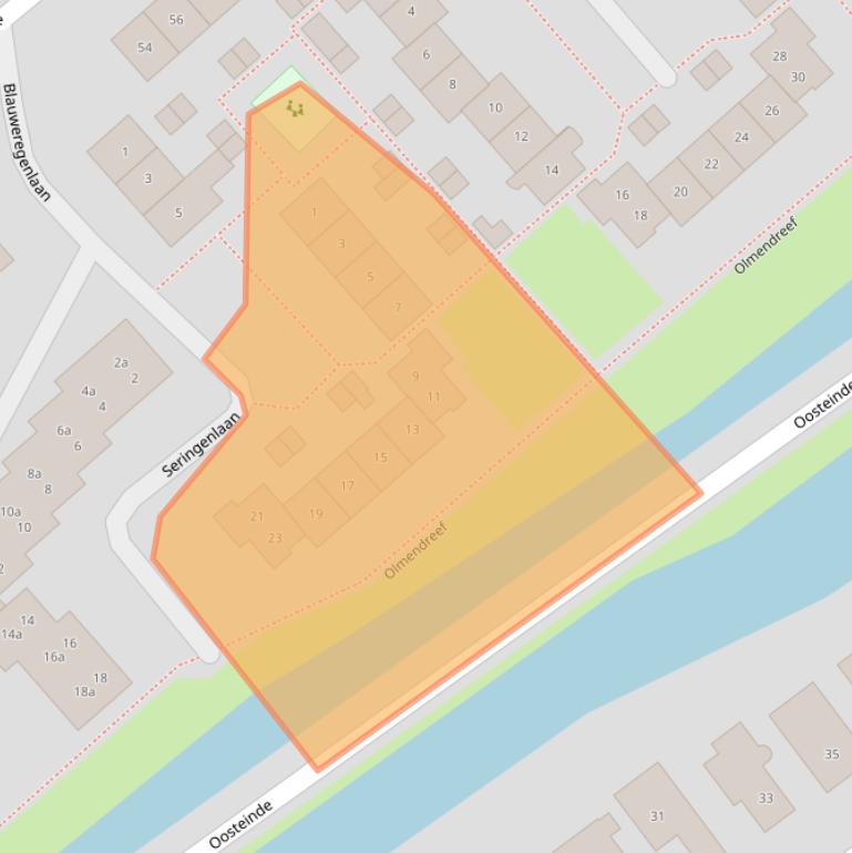 Kaart van postcodegebied 2631JP.