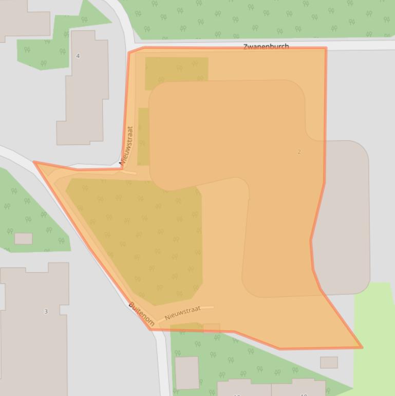 Kaart van postcodegebied 2631KG.