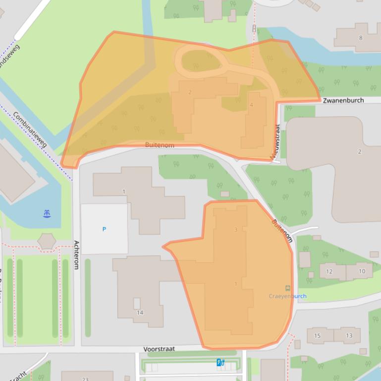 Kaart van postcodegebied 2631KH.