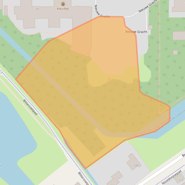 Kaart van postcodegebied 2631KK.