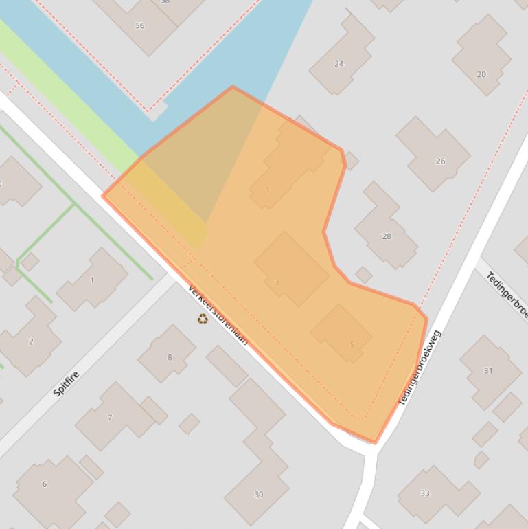 Kaart van postcodegebied 2631MJ.