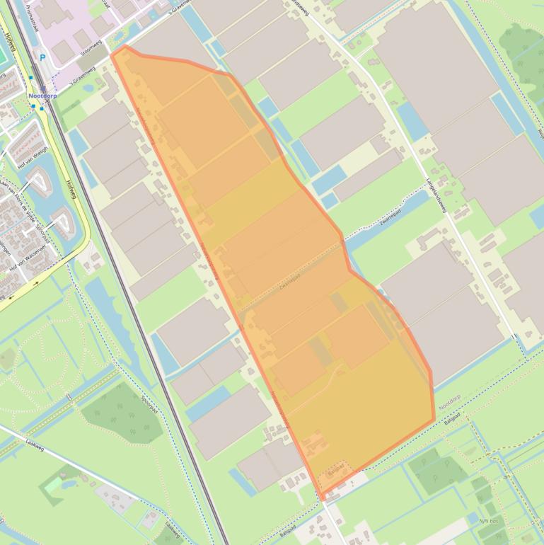 Kaart van postcodegebied 2631PP.