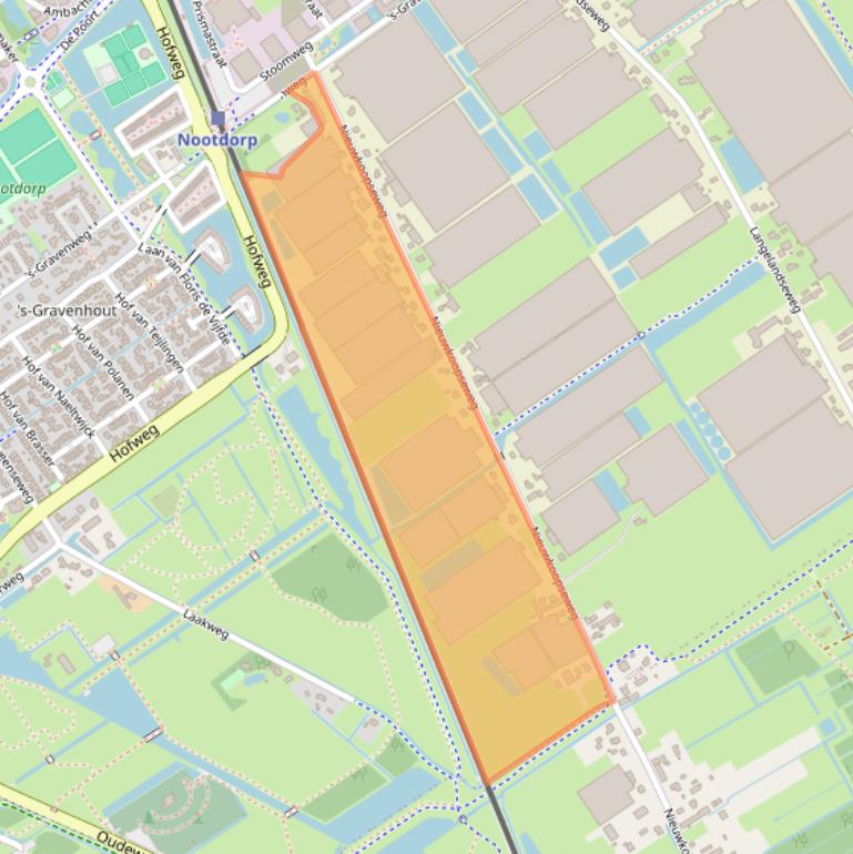 Kaart van postcodegebied 2631PR.