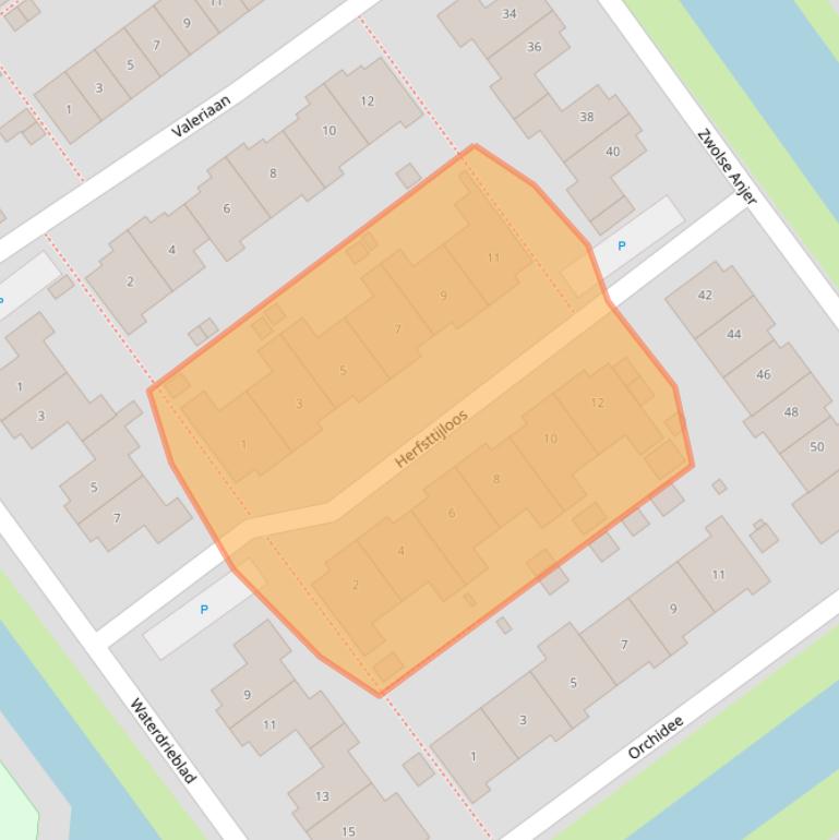 Kaart van postcodegebied 2631ST.