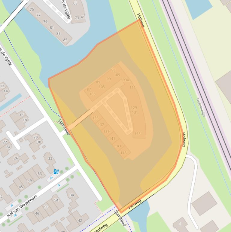 Kaart van postcodegebied 2631WR.