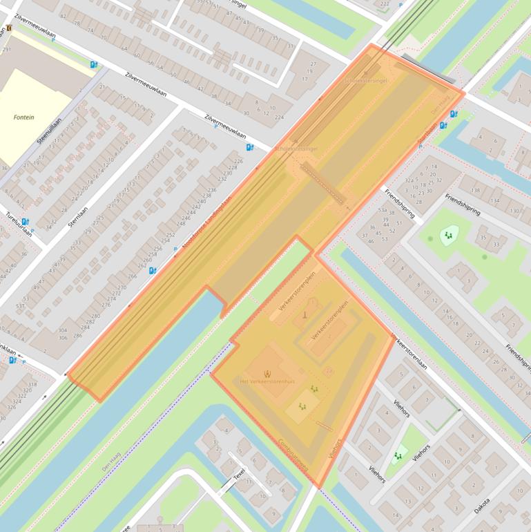 Kaart van postcodegebied 2631ZZ.